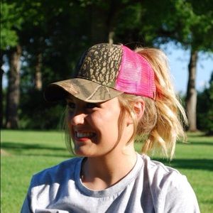 *CLEARANCE!!!* C.C Pony Cap Camouflage Candy Pink